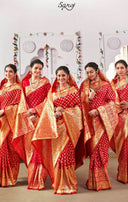 Saroj Wedding Sutra Heavy Jacquard Rich Pallu Saree Catalog