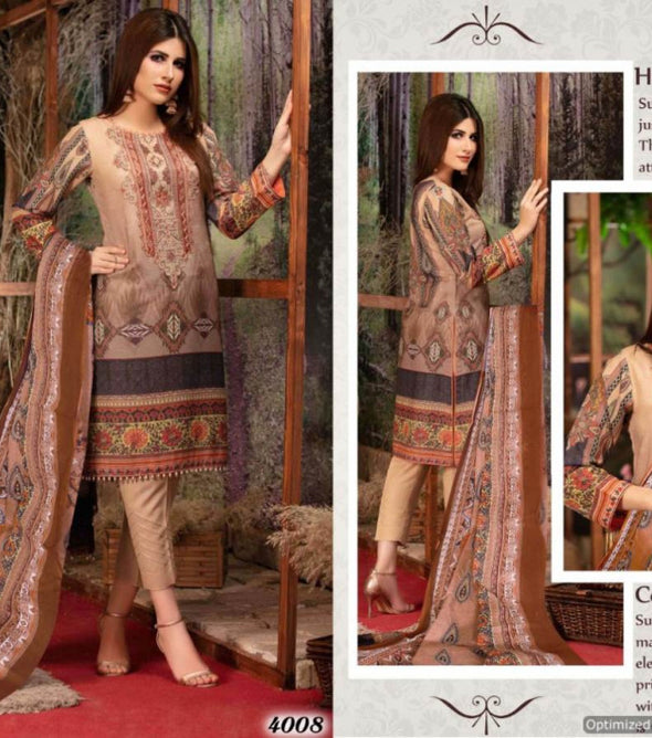 Iris Karachi Cotton-4 Karachi Pakistani Style Dress Material Catalog