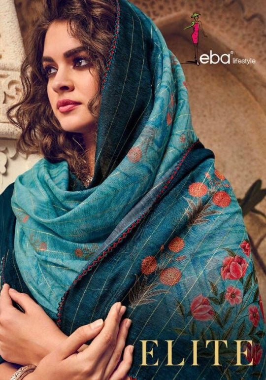 Eba Lifestyle Elite Vol-1 Palzzo Style Readymade Suits Catalog
