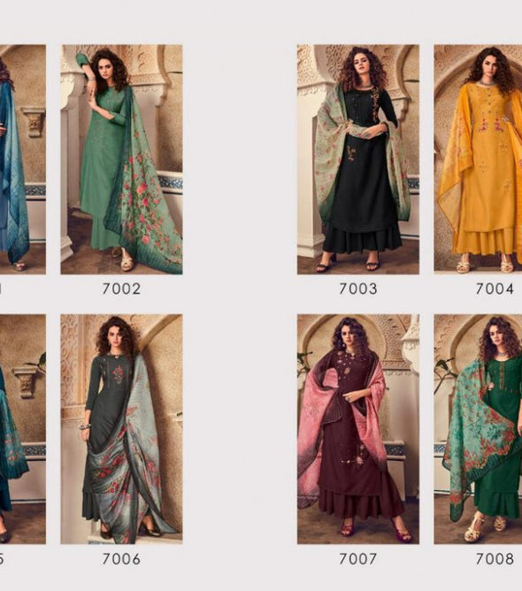 Eba Lifestyle Elite Vol-1 Palzzo Style Readymade Suits Catalog