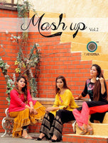 Aradhana Fashion Mashup Vol-2 Kurti Sharara Skirt Pant Pair Catalog