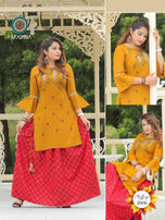 Aradhana Fashion Mashup Vol-2 Kurti Sharara Skirt Pant Pair Catalog