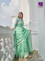 Shangrila Shantam Pure Weaving Linen Saree With Kalamkari Tread Work Saree Catalog