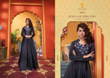 Stylemax Almirah Vol-3 Silk Long Gowns Catalog Collection