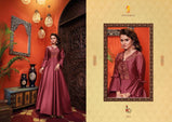 Stylemax Almirah Vol-3 Silk Long Gowns Catalog Collection