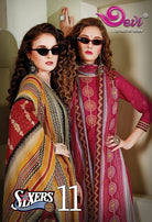 Devi Sixers Vol-11 Printed Cotton Suits Catalog