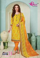 Devi Sixers Vol-11 Printed Cotton Suits Catalog