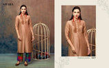 Nitara Blossom Silk Jacquard Kurti With Bottom Catalog