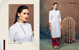 Nitara Blossom Silk Jacquard Kurti With Bottom Catalog