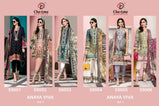 Charizma Designer Anaya Viva Vol-1 Pakistani Style Dress Material Catalog