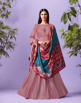 Lymi Originals Palace Silk Gown With Dupatta Catalog
