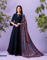 Lymi Originals Palace Silk Gown With Dupatta Catalog
