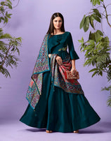 Lymi Originals Palace Silk Gown With Dupatta Catalog