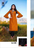 Kiana Titli Kurti With Pant Pair Catalog Collection
