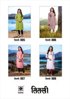 Kiana Titli Kurti With Pant Pair Catalog Collection