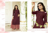 Kivi Superb Lining Silk With Hand Work Kurti With Botton Catalog