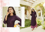 Kivi Superb Lining Silk With Hand Work Kurti With Botton Catalog