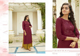 Kivi Superb Lining Silk With Hand Work Kurti With Botton Catalog