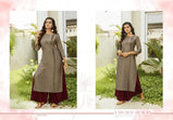Kivi Superb Lining Silk With Hand Work Kurti With Botton Catalog