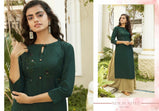 Kivi Superb Lining Silk With Hand Work Kurti With Botton Catalog