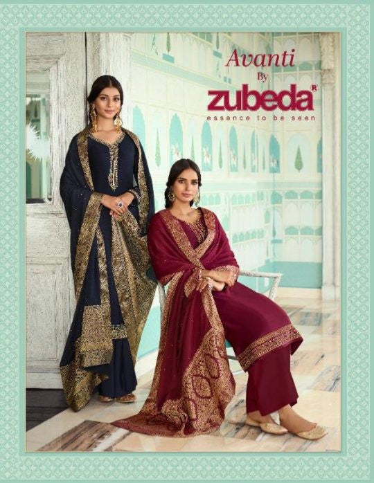 Zubeda Avanti Plazzo Style Salwar Suits Catalog Collection
