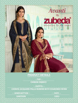 Zubeda Avanti Plazzo Style Salwar Suits Catalog Collection