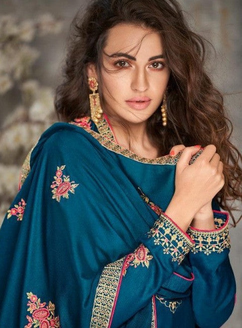 Aashirwad Creation Haseena Tussar Silk Suits Catalog