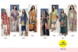 M Prints Vol-3 Pakistani Style Cotton Printed Suits Catalog