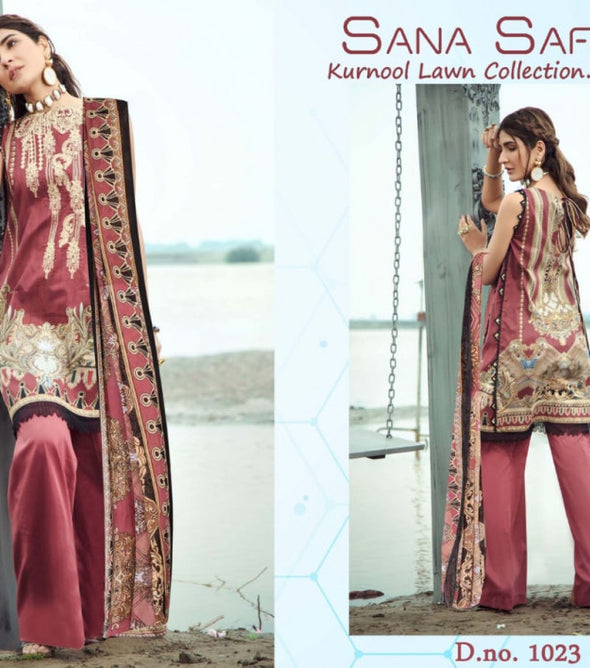 Sana Safinaz Kurnool Lawn Collection 4th Edition Pure Lawn Suits Catalog