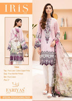 Fariyas Luxury Lawn Iris 2020 Pure Lawn Cotton Digital Prints Suits Catalog