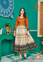 Kajal Style Fashion Galaxy Vol-1 Rayon Print Kurti With Sharara Skirt Catalog