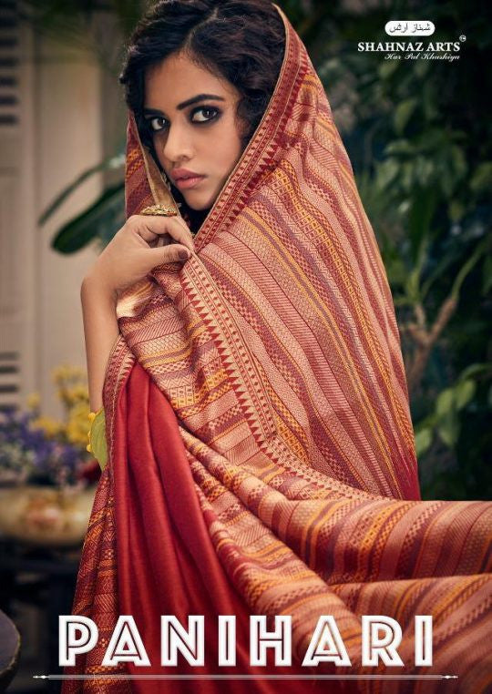 Shahnaz Arts Panihari Pashmina Winter Suits Catalog Collection