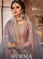 Eba Lifestyle Hurma Vol-33 Sharara Style Designer Suits Catalog