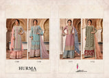 Eba Lifestyle Hurma Vol-33 Sharara Style Designer Suits Catalog