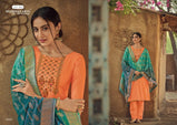 Shahnaz Arts Diyah Tussar Silk Suits Catalog Collection