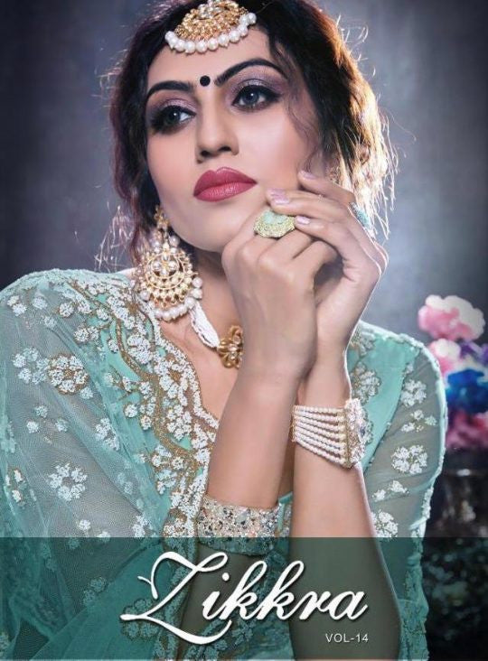 Zikkra Vol-14 Net Fabric Party Wear Lehenga Choli Catalog