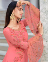 Glossy Simar Heenaz Vol-2 Straight Salwar Kameez Catalog