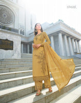 Glossy Simar Heenaz Vol-2 Straight Salwar Kameez Catalog