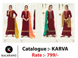 Kessi Kalarang Karva Jam Silk Cotton Plazzo Style Suits Catalog