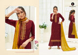 Kessi Kalarang Karva Jam Silk Cotton Plazzo Style Suits Catalog