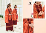 Kessi Kalarang Karva Jam Silk Cotton Plazzo Style Suits Catalog