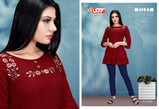 STF Florence Vol-21 Rayon Slub Stylish Short Tops Catalog