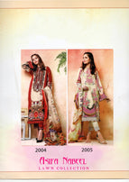 Asifa Nabeel Vol-2 Lawn Collection Pakistani Style Suits Catalog
