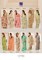 Shangrila Kamini Vol-14 Georgette With Kalamkari Border Saree Catalog