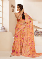 Shangrila Kamini Vol-14 Georgette With Kalamkari Border Saree Catalog