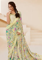 Shangrila Kamini Vol-14 Georgette With Kalamkari Border Saree Catalog
