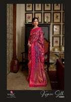 Rajtex Kiyara Silk Pure Satin Saree Catalog Collection