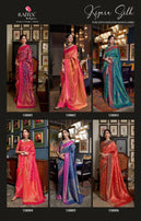 Rajtex Kiyara Silk Pure Satin Saree Catalog Collection