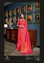 Rajtex Kiyara Silk Pure Satin Saree Catalog Collection