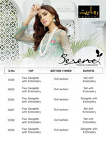 Rawayat Serene Premium Embroidered Salwar Suits Catalog